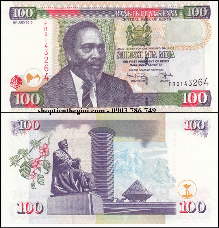 Kenya 100 shillings 2010 Unc